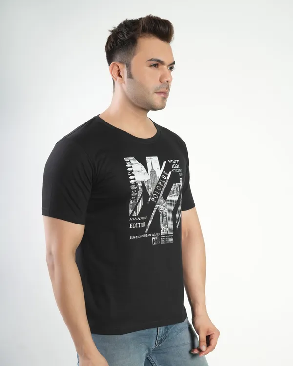 Black_Premium_Cotton_Round_Neck_Trendy_Regular_Fit_Half_Sleeve_T-Shirt_For_Men