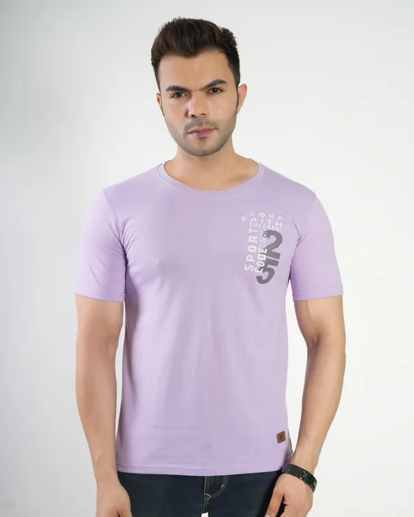 Lavender_Premium_Cotton_Round_Neck_Latesttrendy_Regular_Fit_Half_Sleeve_T-Shirt_For_Men