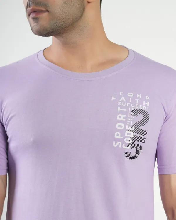 Lavender_Premium_Cotton_Round_Neck_Latesttrendy_Regular_Fit_Half_Sleeve_T-Shirt_For_Men