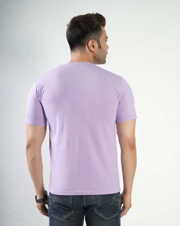 Lavender_Premium_Cotton_Round_Neck_Latesttrendy_Regular_Fit_Half_Sleeve_T-Shirt_For_Men