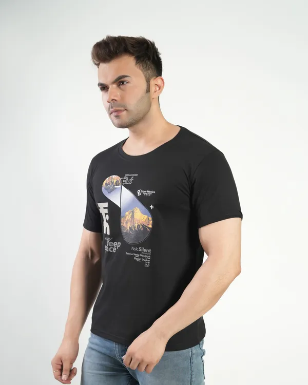 Black_Premium_Cotton_Round_Neck_Trendy_Regular_Fit_Half_Sleeve_T-Shirt_For_Men