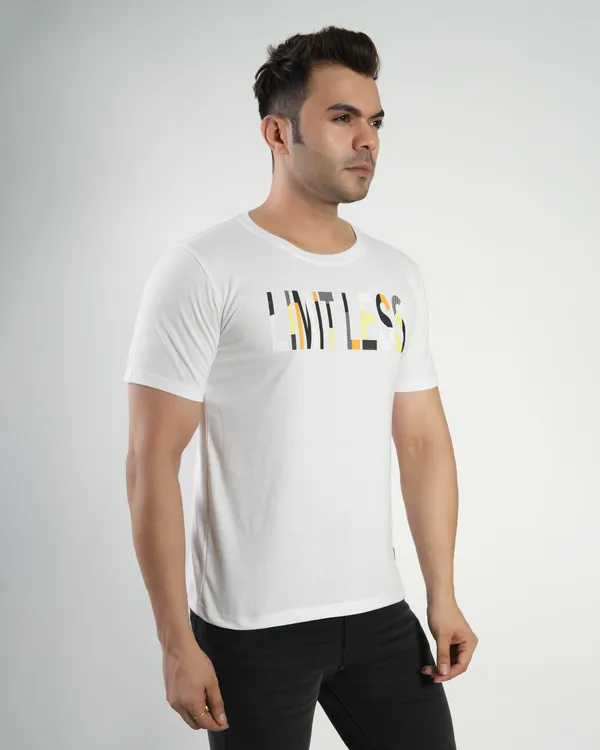 White_Premium_Cotton_Round_Neck_Trendy_Regular_Fit_Half_Sleeve_T-Shirt_For_Men
