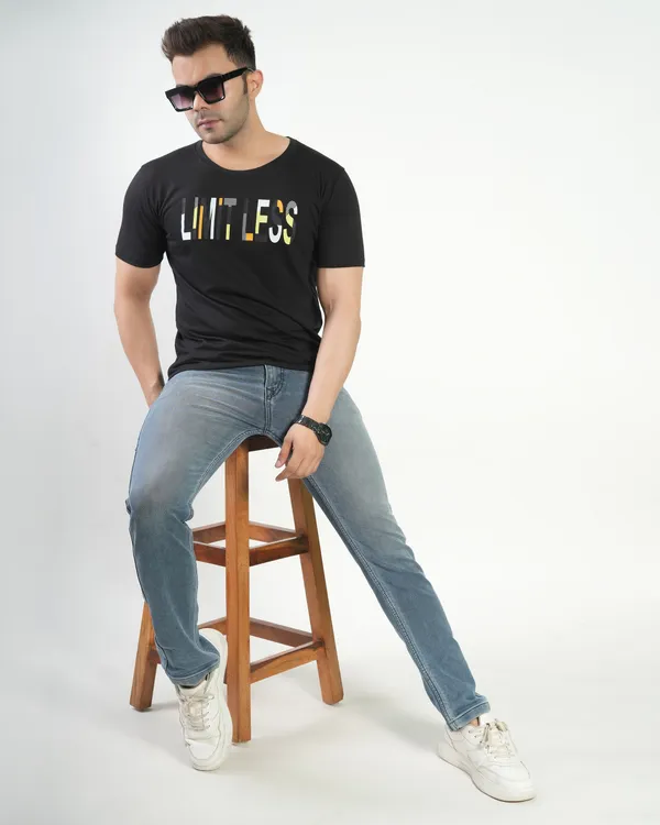 Black_Premium_Cotton_Round_Neck_Trendy_Regular_Fit_Half_Sleeve_T-Shirt_For_Men