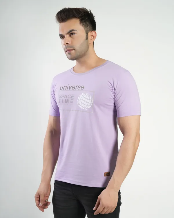 Lavender_Premium_Cotton_Round_Neck_Latest_Trendy_Regular_Fit_Half_Sleeve_T-Shirt_For_Men