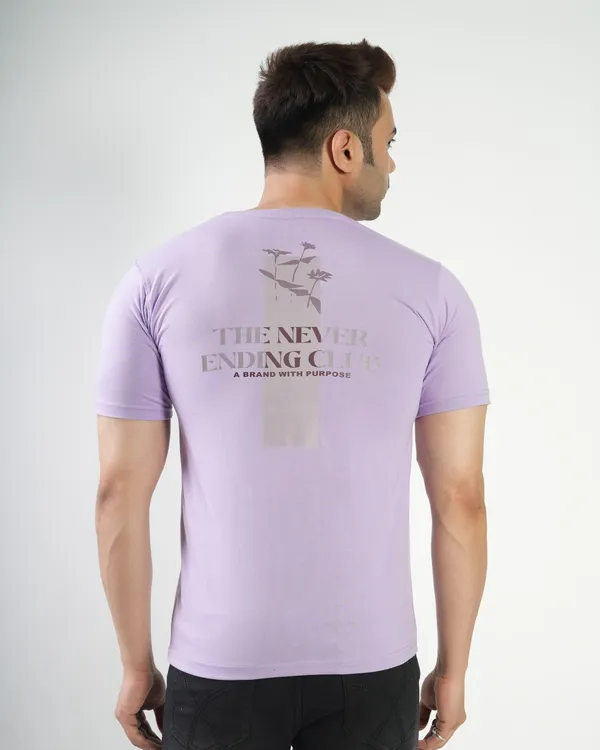 Lavender_Premium_Cotton_Round_Neck_Trendy_Regular_Fit_Half_Sleeve_T-Shirt_For_Men