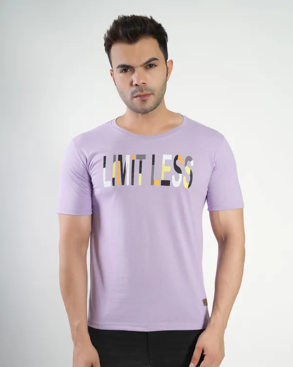 Lavender_Premium_Cotton_Round_Neck_Trendy_Regular_Fit_Half_Sleeve_T-Shirt_For_Men