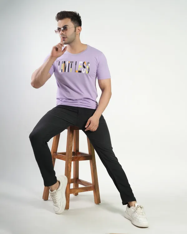 Lavender_Premium_Cotton_Round_Neck_Trendy_Regular_Fit_Half_Sleeve_T-Shirt_For_Men