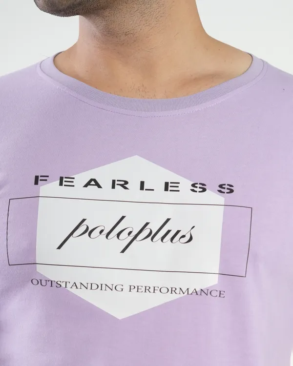 Lavender_Premium_Cotton_Round_Neck_Trendy_Regular_Fit_Half_Sleeve_T-Shirt_For_Men