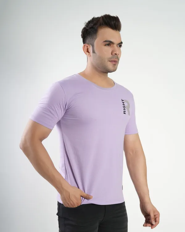 Lavender_Premium_Cotton_Round_Neck_Trendy_Regular_Fit_Half_Sleeve_T-Shirt_For_Men