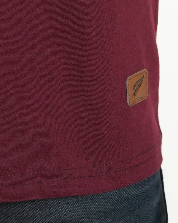 Maroon_Premium_Cotton_Round_Neck_Trendy_Regular_Fit_Half_Sleeve_T-Shirt_For_Men