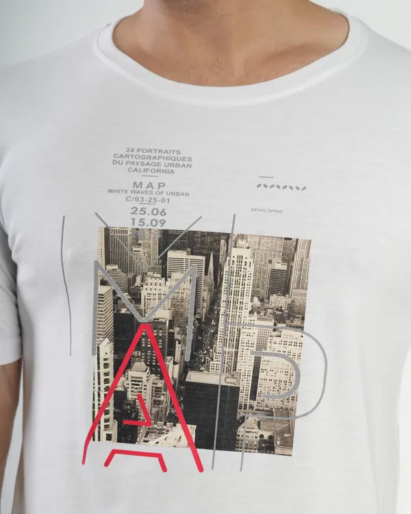 White_Premium_Cotton_Round_Neck_Trendy_Regular_Fit_Half_Sleeve_T-Shirt_For_Men