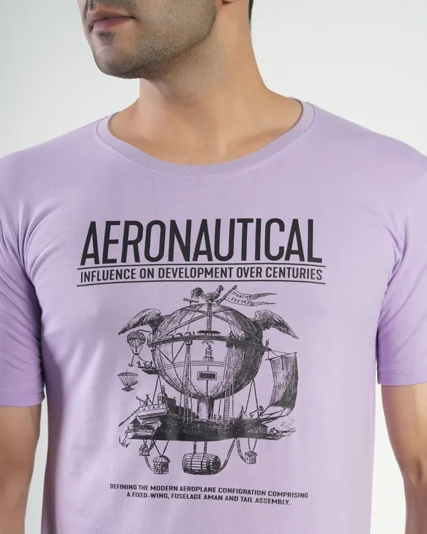 Lavender_Premium_Cotton_Round_Neck_Trendy_Regular_Fit_Half_Sleeve_T-Shirt_For_Men