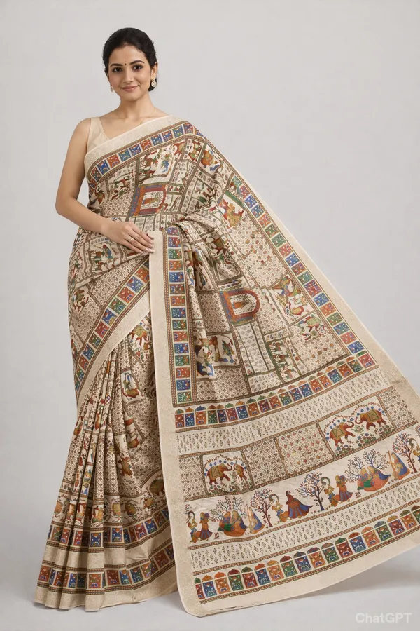 New_Designer_Dola_Silk_Saree_With_Blouse_piece