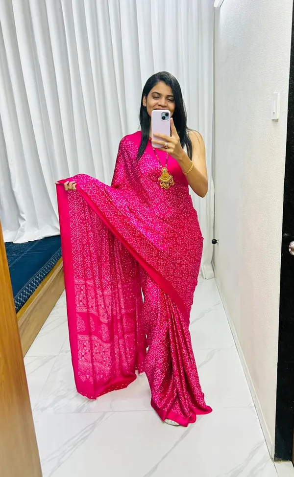 Soft_Pink_Ajrakh_Patola_Printed_Satin_Crepe_Saree