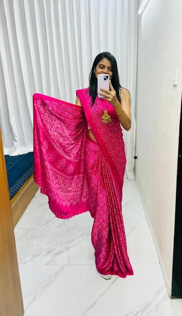 Soft_Pink_Ajrakh_Patola_Printed_Satin_Crepe_Saree