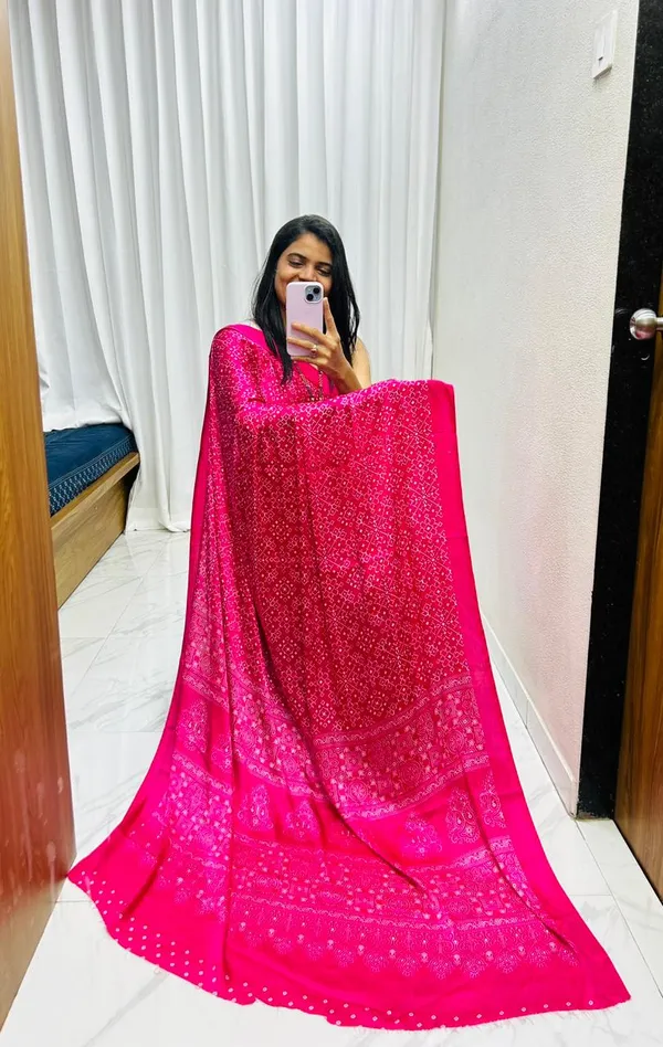 Soft_Pink_Ajrakh_Patola_Printed_Satin_Crepe_Saree