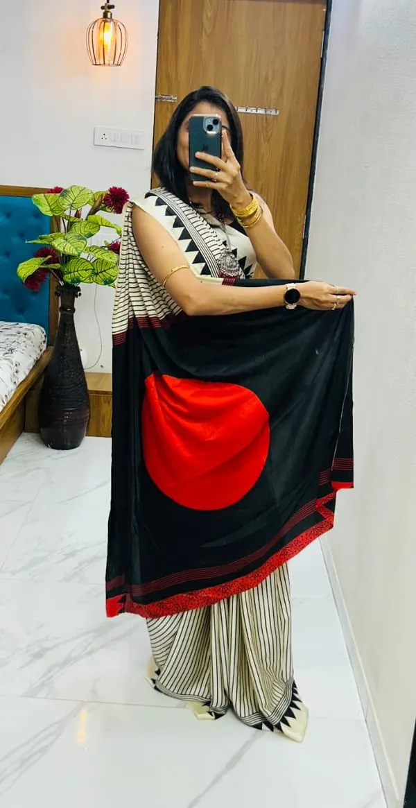 Pure_Modal_Silk_Sami_Gaji_Ajrakh_Saree_Creap_With_Blouse_Piece_