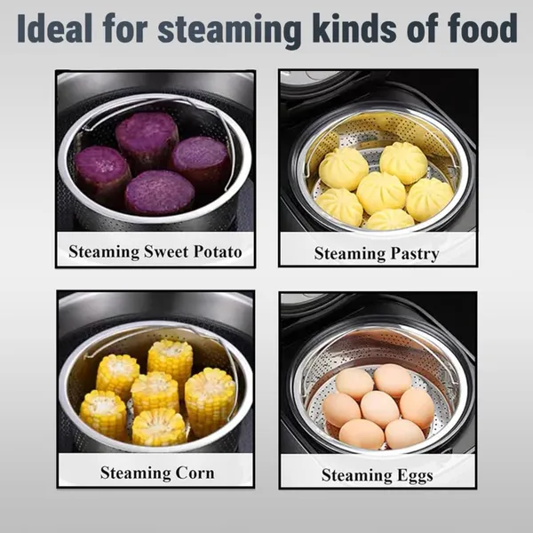 Silver_20Cm_Stainless_Steel_Steamer_Basket_With_Handle,_–_Rice_Cooker_Steaming_Insert_For_Vegetables,_Meat,_Fish_&_Food_–_Durable_Metal_Steamer_For_Kitchen_Cookware_&_Warmers