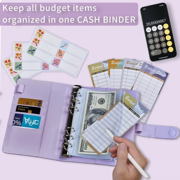 Purple_A6_Budget_Binder_Notebook_-_Pu_Leather_Wallet_Budget_Planner_And_Organizer_With_6_Ring_Binder,_8_Zippered_Cash_Envelopes_And_12_Expense_Budget_Sheet,_Planner_Budget_Wallet_For_Budgeting_And_Saving_Money