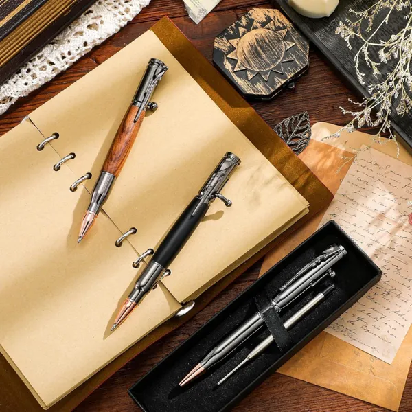 Bolt_Action_Pen,_Bullet_Shaped_Metal_Pen_&_1_Piece_Pen_Refiles_with_Present_Box,_Bullet_Pen_for_Gun_Lover,_Stylish_&_Fun_Ballpoint_Pens_for_All_Ages,_Ink_Refillable_Office,_School,_Decor_Gift_for_Students_&_Colleague._(Black)