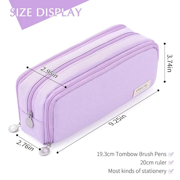 Purple_Canvas_Large_Capacity_Pencil_Pouch,_3_Compartments_Pen_&_Pencil_Pouches,_Portable_Stationery_Organizer_Bag,_Aesthetic_Pencil_Case_With_Multiple_Compartment_&_Zipper,_Kids_Cute_Stationery_Gift,_Big_Pencil_Bag_For_School,_College,_Office_(Purple)