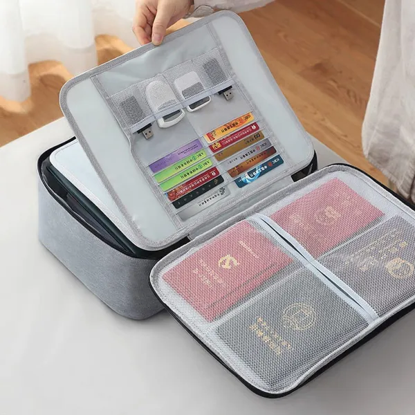 Gray_Document_Organizer_Bag,_3-Layer_Travel_File_Organiser,_Waterproof_Document_Storage_Bag_With_Password_Lock,_File_Folders_Bag_For_Certificates_&_Document_Safe_Pouch_Bag_For_Home,_Office_&_Travel.