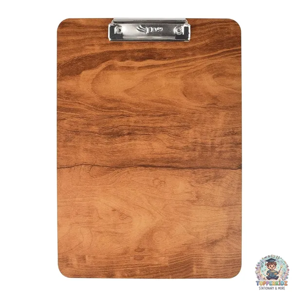 Brown_Examination_Writing_Pad_Clipboard,_Exam_Board_For_Students,_Solid_Plywood_Clipboard_With_Low_Profile_Clip_&_Hanging_Hole,_Durable_Wooden_Clip_Boards_For_Office,_School,_College_(A4_Size)