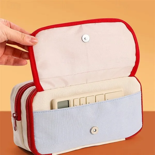 Red_Large_Capacity_9_Layers_Pencil_Case,_Portable_Pencil_Storage_Bag_With_Zipper,_Flip_Cover_Multifunctional_Stationery_Organizer_Bag,_Creative_Design_Pencil_Case_For_Kids,_Multi-Pocket_Stationery_Case_For_School_&_Office.