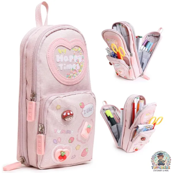 Pink_Large_Capacity_Pencil_Pouch_6_Layer_With_3_Compartment,_Cute_Aesthetic_Pencil_Case,_Multifunctional_Pouch_Cute_For_Kids,_Premium_Pencil_Bag_With_Zipper,_Cute_Stationery_Gift_(Pink)