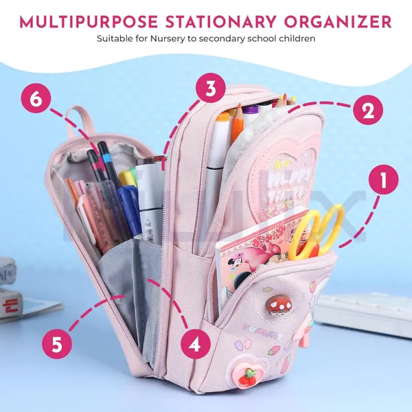 Pink_Large_Capacity_Pencil_Pouch_6_Layer_With_3_Compartment,_Cute_Aesthetic_Pencil_Case,_Multifunctional_Pouch_Cute_For_Kids,_Premium_Pencil_Bag_With_Zipper,_Cute_Stationery_Gift_(Pink)