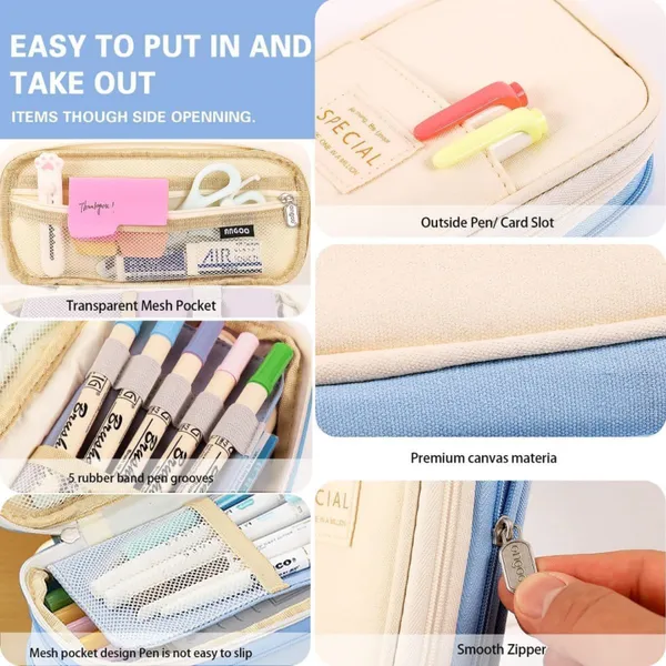 Blue_Nylon_Large_Capacity_Pencil_Pouch,_Aesthetic_Pencil_Case_With_Multiple_Compartment_&_Double_Zipper,_Portable_Stationery_Organizer_Bag,_Kids_Cute_Stationery_Gift_Aesthetic_Pencil_Case,_Big_Pencil_Bag_For_School,_College,_Office_(Special_Sky_Blue)