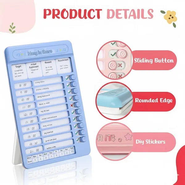 Blue_Personal_Growth_Planner_Checklist_Board_With_Goal_Setting_&_Daily_To_Do_List_Tracker-_For_Productivity_Self-Improvement,_Habit_Tracker_Daily_Planner_For_Kids_&_Adult,_Self-Discipline_Chores_Chart_With_15Pcs_Blank_Punch_Paper,_Stickers_And_Durable_Board._(Blue)