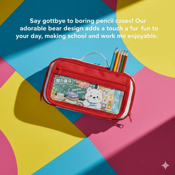 Red_Large_Capacity_9_Layers_Pencil_Case,_Portable_Pencil_Storage_Bag_With_Zipper,_Flip_Cover_Multifunctional_Stationery_Organizer_Bag,_Creative_Design_Pencil_Case_For_Kids,_Multi-Pocket_Stationery_Case_For_School_&_Office.