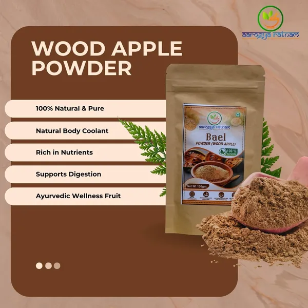 Arogya_Ratnam_Bael_Powder_100g_|_100%_Natural_Wood_Apple_Powder_|_Herbal_Digestive_&_Cooling_Superfood_|_Rich_in_Antioxidants,_Supports_Gut_Health,_Boosts_Immunity_&_Relieves_Acidity_(Pack_of_2)