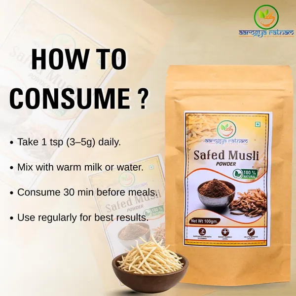Pure_Safed_Musli_Powder_|_100%_Natural_Ayurvedic_Supplement_|_Energy,_Vitality_&_Stamina_Booster_|_Herbal_Superfood_(Pack_of_2,_100g)