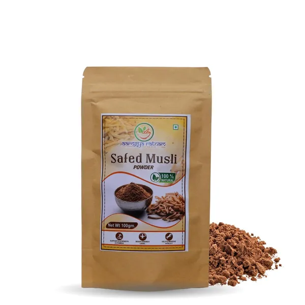 Pure_Safed_Musli_Powder_|_100%_Natural_Ayurvedic_Supplement_|_Energy,_Vitality_&_Stamina_Booster_|_Herbal_Superfood_(Pack_of_2,_100g)