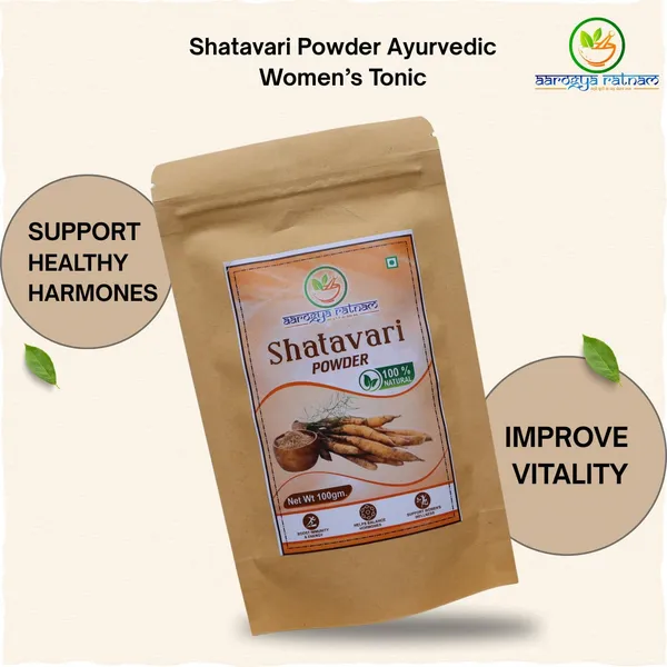 100%_Natural_Shatavari_Powder_|_Ayurvedic_Women’s_Wellness_Supplement_|_Supports_Immunity,_Hormonal_Balance_&_Reproductive_Health_(Pack_of_2,_100g)