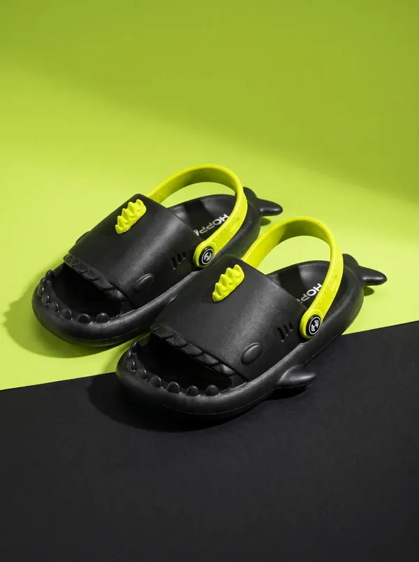 Baby_Shark_Clog_Kid_S_Black_Neon