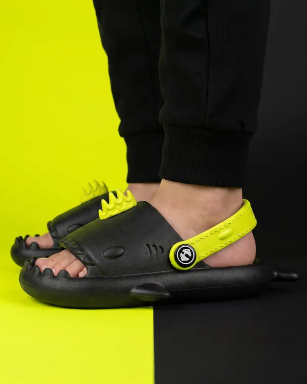 Baby_Shark_Clog_Kid_S_Black_Neon