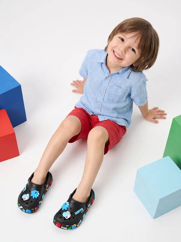 Dino_Kid_S_Clog_Black