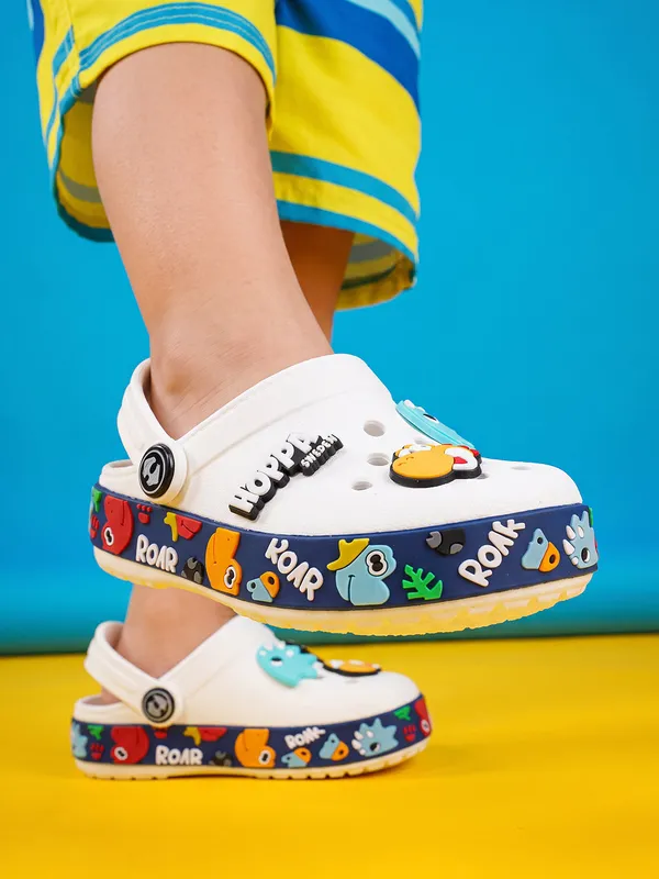 Dino_Kid_S_Clog_White