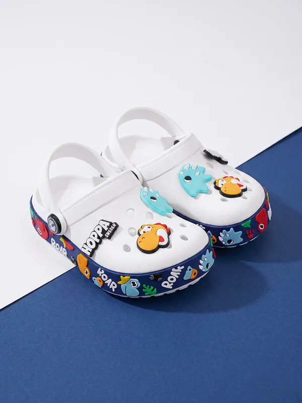 Dino_Kid_S_Clog_White