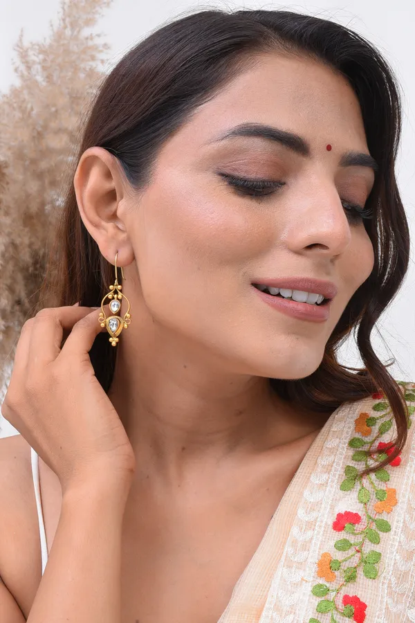Gold_Plated_Jhumar_Earring_For_Women