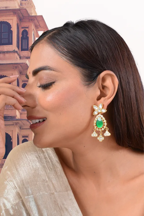 Gold_Plated_Noor_Earring_For_Women
