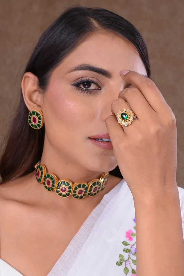 Gold_Plated_Malika_Ring_For_Women