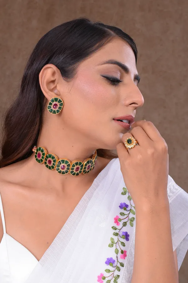 Gold_Plated_Malika_Ring_For_Women