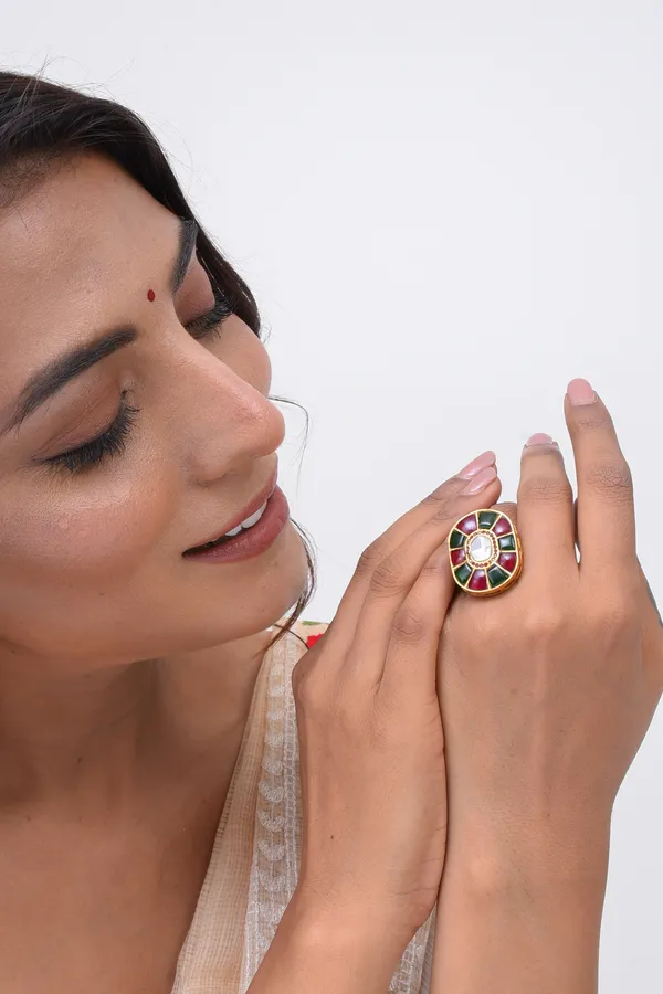 Gold_Plated_Humraaz_Ring_For_Women