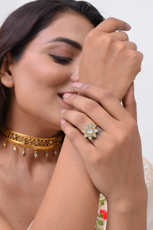 Gold_Plated_Dilphool_Ring_For_Women