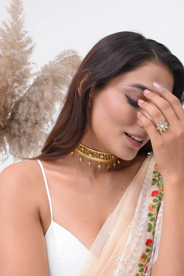 Gold_Plated_Dilphool_Ring_For_Women