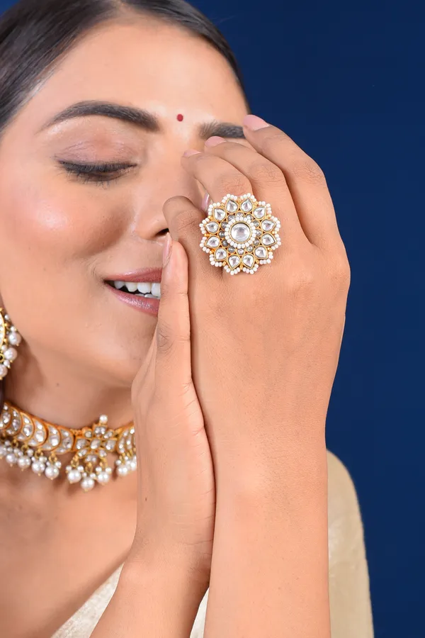 Gold_Plated_Nura_Ring_For_Women